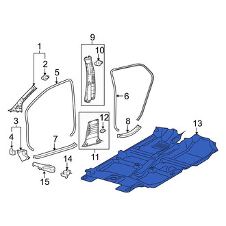 Toyota OE - Front Floor Carpet