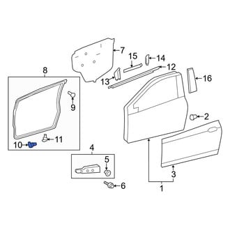 Toyota OE - Cowl Panel Clip