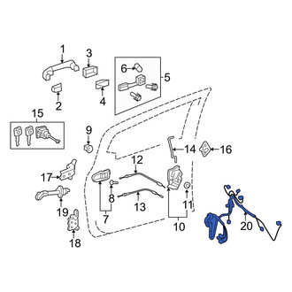 Toyota OE - Front Left Door Wiring Harness