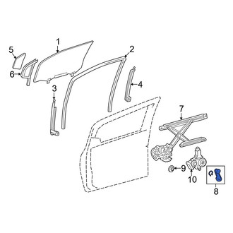 Toyota OE - Rear Window Crank Handle