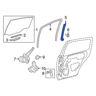 Toyota OE - Left Door Window Division Bar