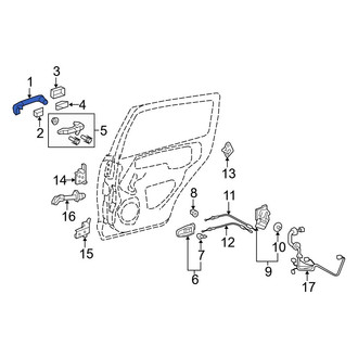 Toyota OE - Front Outer Exterior Door Handle