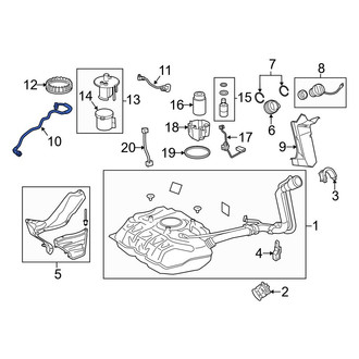Toyota OE - Fuel Return Hose