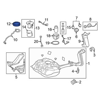 Toyota OE - Fuel Pump Tank Seal