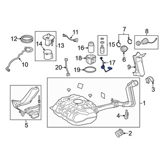 Toyota OE - Fuel Sender and Hanger Assembly