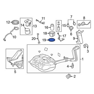 Toyota OE - Fuel Pump Tank Seal