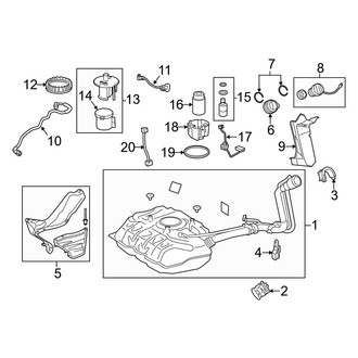 Toyota OE - Fuel System Components