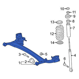 Toyota OE - Rear Suspension Subframe