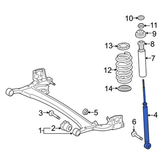 Toyota OE - Rear Suspension Shock Absorber