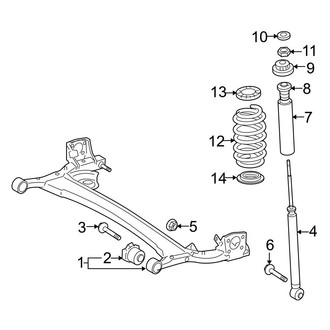 Toyota OE - Rear Suspension - Suspension Components