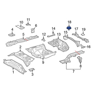 Toyota OE - Spare Tire Bolt