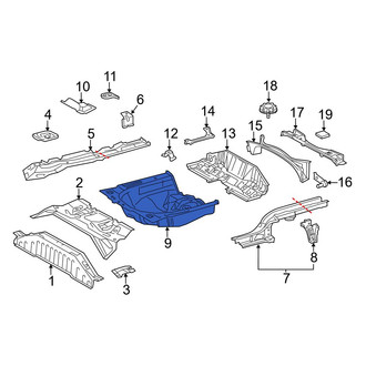 Toyota OE - Center Floor Pan