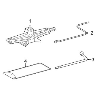 Toyota OE - Rear Body & Floor - Jack & Components