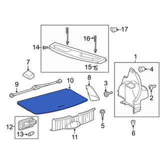 Toyota OE - Rear Floor Storage Compartment Lid