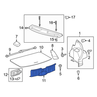Toyota OE - Rear Rear Body Panel Trim Panel