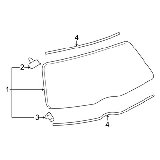 Toyota OE - Lift Gate - Glass