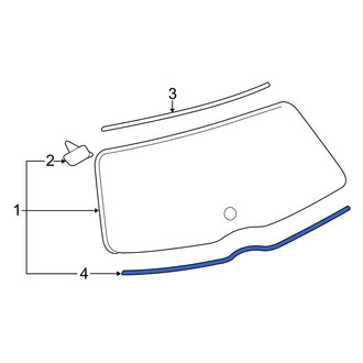 Toyota OE - Rear Liftgate Reveal Molding