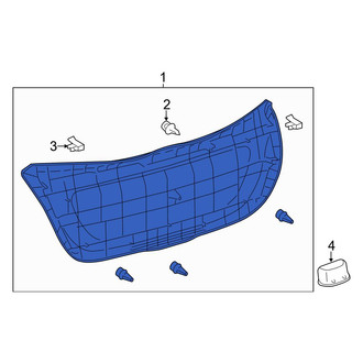 Toyota OE - Rear Liftgate Trim Cover