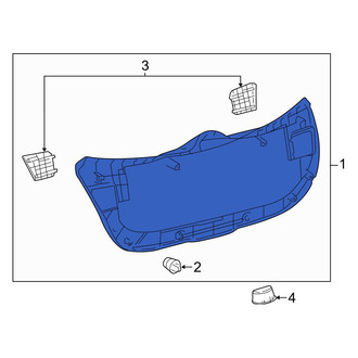 Toyota OE - Rear Liftgate Trim Cover