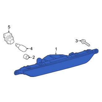 Toyota OE - Rear Back Up Light Assembly