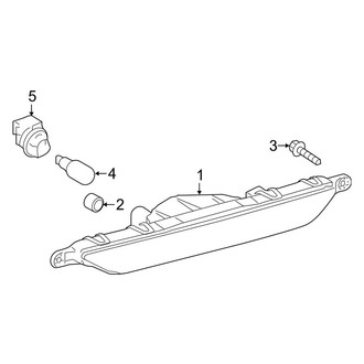 Toyota OE - Rear Lamps - Backup Lamps