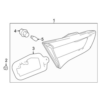 Toyota OE - Rear Lamps - Backup Lamps