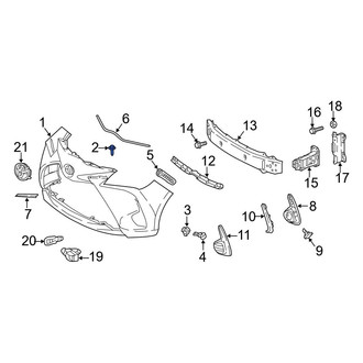Toyota OE - Bumper Cover Retainer