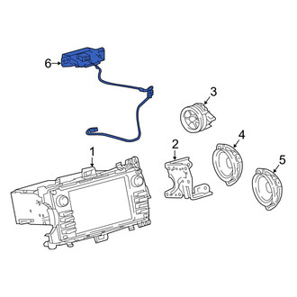 Toyota OE - GPS Navigation System Antenna