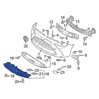 Toyota OE - Front Bumper Splash Shield
