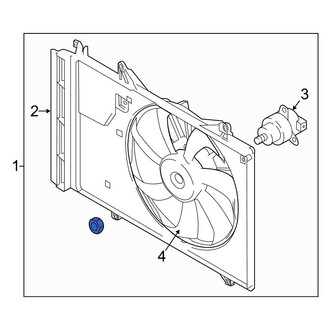 Toyota OE - Engine Cooling Fan Assembly