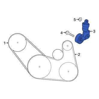 Toyota OE - Accessory Drive Belt Tensioner Assembly