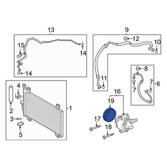 Toyota OE - A/C Compressor Clutch