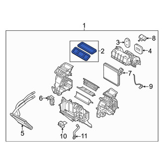 Toyota OE - HVAC Case Seal