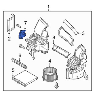 Toyota OE - HVAC Air Inlet Door Actuator