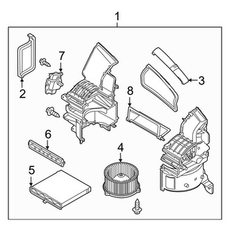 Toyota OE - Air Conditioner & Heater - Blower Motor & Fan