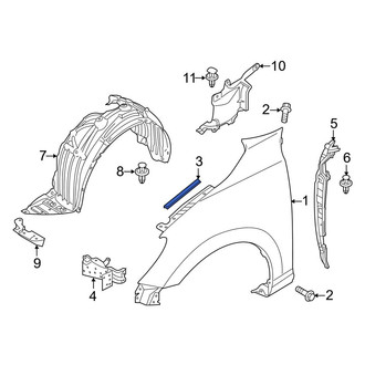 Toyota OE - Right Fender Seal