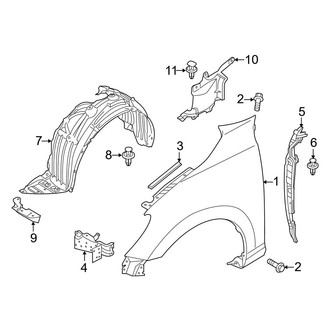 Toyota OE - Fender & Components