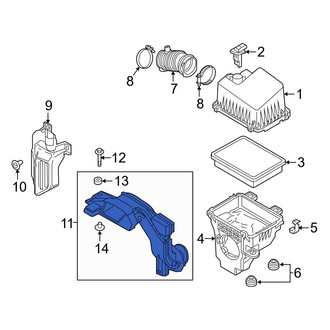 Toyota OE - Engine Air Intake Hose