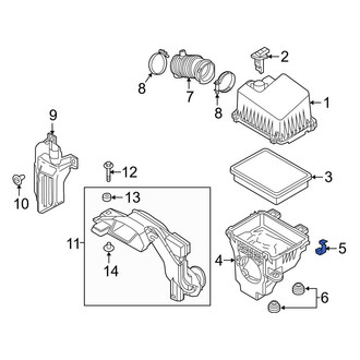Toyota OE - Air Filter Housing Clamp