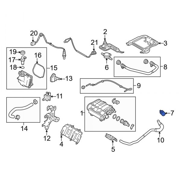 Evaporative Emissions System Leak Detection Pump Filter