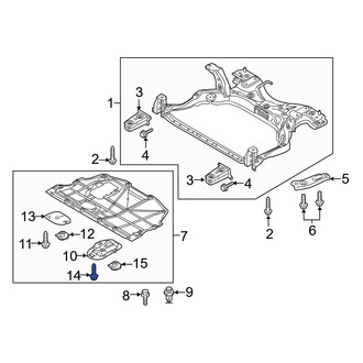 Toyota OE - Bumper Splash Shield Screw