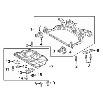 Toyota OE - Bumper Splash Shield Nut