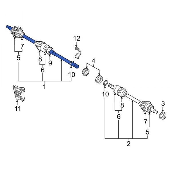 CV Axle Assembly