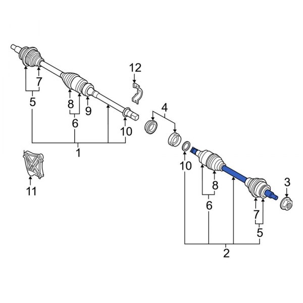 CV Axle Assembly