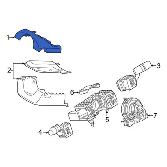 Toyota OE - Upper Steering Column Cover