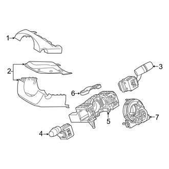 Toyota OE - Steering Column - Shroud, Switches & Levers