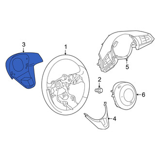 Toyota OE - Rear Steering Wheel Back Cover