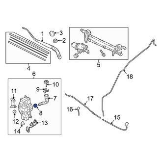 Toyota OE - Washer Fluid Reservoir Filler Pipe Grommet
