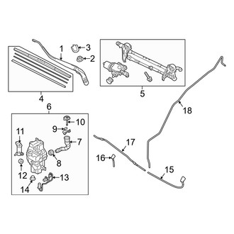 Toyota OE - Windshield - Wiper & Washer Components