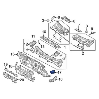 Toyota OE - Left Dashboard Panel Bracket